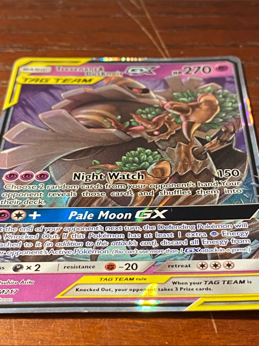 2019 Pokémon Trevenant & Dusknoir GX Holo - SM Black Star Promo - Picture 10 of 15